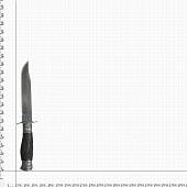 Нож с символикой РККА СССР х12 мф латунь с серебрением в чехле дерево (3911080) - ВОЕНТОРГ ТЫЛОВИК