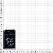 Зажигалка  газовая Tiger ( тигр ) серебристо-черная (4403353) - ВОЕНТОРГ ТЫЛОВИК