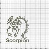 Наклейка металлизированная Скорпион / Scorpion 4,5х5 (4420062) - ВОЕНТОРГ ТЫЛОВИК