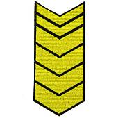 Знак - годичка ( нашивка шеврон ) нарукавный за выслугу лет ( по годам службы ) 22 года вышитый (2508047) - ВОЕНТОРГ ТЫЛОВИК
