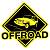 Наклейка на авто виниловая OFFROAD 12,5х12,5 (12017318)