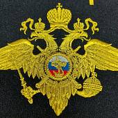 Вымпел с символикой Полиция МВД России большой вышитый 25х32 черный (4504043) - ВОЕНТОРГ ТЫЛОВИК