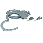 Наручники Handcuffs БР-1КФ ( БР-С БРС ) КРАБ конвойные с фиксатором никелированные (3204017) - ВОЕНТОРГ ТЫЛОВИК