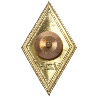 Знак нагрудный ( ромб ) об окончании ТюмГУ закрутка (2301256) - HAKKI.RU
