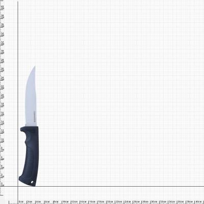 Нож туристический НОЖЕМИР разделочный Companion в чехле черный (3917013) - HAKKI.RU