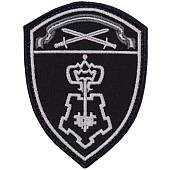 Нашивка ( шеврон ) на рукав ФСВНГ ( Росгвардия ) Северо-Западный округ обеспечение деятельност полевая 7,5х10 вышитая черная на липучке (2503574) - ВОЕНТОРГ ТЫЛОВИК