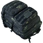 Рюкзак TAC тактический Tactical MOLLE 35х50х30 53 л камуфлированный camo-multi черный (3306111) - ВОЕНТОРГ ТЫЛОВИК