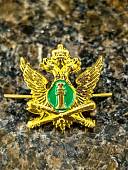 Эмблема ( знак ) петличная ( петлица ) ФССП России золотистая (2102191) - ВОЕНТОРГ ТЫЛОВИК