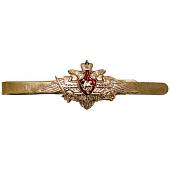 Заколка ( зажим закрепка ) для галстука МО ( ВС ) РФ латунная золотистая (2111990) - ВОЕНТОРГ ТЫЛОВИК