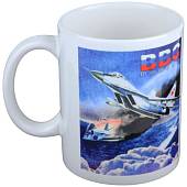 Кружка с символикой  ВВС России белая (4601128) - ВОЕНТОРГ ТЫЛОВИК