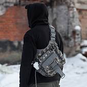 Сумка-органайзер TAC на плечо тактическая MOLLE цифра белая (3310181) - ВОЕНТОРГ ТЫЛОВИК