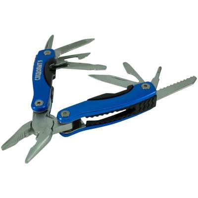 Инструмент многофункциональный ( Multi Tool ) СЛЕДОПЫТ мини 9 предметов синий (3304050) - HAKKI.RU