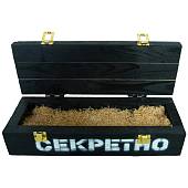 Ящик ( футляр ) деревянный имитация под армейский патронный / Секретно 40х14х12 черный (4414036) - ВОЕНТОРГ ТЫЛОВИК