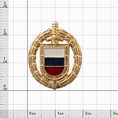 Эмблема ( знак ) петличная ( петлица ) ФСО России золотистая (2102006) - ВОЕНТОРГ ТЫЛОВИК