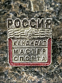 Знак нагрудный КАНДИДАТ В МАСТЕРА СПОРТА РОССИИ на пимсе (2303050) - ВОЕНТОРГ ТЫЛОВИК