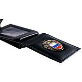 Портмоне с жетоном ФСО России с кошельком черное (4205006) - ВОЕНТОРГ ТЫЛОВИК