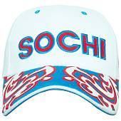 Бейсболка SOCHI / СОЧИ 2014 вышитая белая (1401159) - ВОЕНТОРГ ТЫЛОВИК