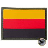 Нашивка ( шеврон патч patch ) тактическая флаг Germany Германия ФРГ 3D PVC(пластизоль)на липучке 7х5 кант защитный триколор (2504744) - ВОЕНТОРГ ТЫЛОВИК