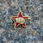 Знак фрачный Спецназ ВВ МВД России Кулак с автоматом на пимсе (2302065) - ВОЕНТОРГ ТЫЛОВИК