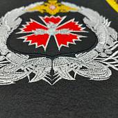 Вымпел с символикой ГРУ ГШ ВС РФ вышитый большой 25х32 черный (4504082) - ВОЕНТОРГ ТЫЛОВИК
