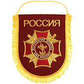 Вымпел большой с вышивкой ВВ МВД РФ 24х32 см краповый (4504042) - ВОЕНТОРГ ТЫЛОВИК