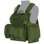 Жилет разгрузочный ( разгрузка ) TAC CIRAS с системой MOLLE ( МОЛЛЕ ) оливковый (3212088) - ВОЕНТОРГ ТЫЛОВИК