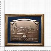Плакетка ( панно ) Кремлевская набережная ( Москва Кремль ) 320х360 (4406234) - ВОЕНТОРГ ТЫЛОВИК