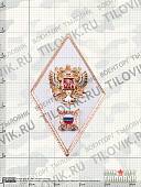 Знак нагрудный ромб об окончании Академии управления МВД РФ (2301012) - ВОЕНТОРГ ТЫЛОВИК