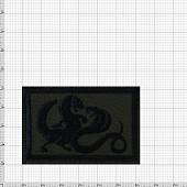 Нашивка ( шеврон патч patch ) тактическая Мангуст и кобра вышитая на липучке 6,5х4,5 оливковая (2509373) - ВОЕНТОРГ ТЫЛОВИК