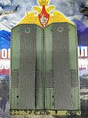 Погоны общевойсковые полевые камуфлированные на куртку ПОДПОЛКОВНИК машинная вышивка хлястик цифра зеленая (2208193) - ВОЕНТОРГ ТЫЛОВИК