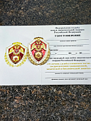 Знак нагрудный ФСВНГ ( Росгвардия ) РФ ОТЛИЧНИК СЛУЖБЫ в воинских частях (подразделениях) РХБЗ (2301641) - ВОЕНТОРГ ТЫЛОВИК