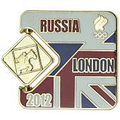 Значок ( знак ) олимпийский Лондон / London 2012 команда России Конный спорт / Equestrain коллекционный на пимсе (2308019) - ВОЕНТОРГ ТЫЛОВИК