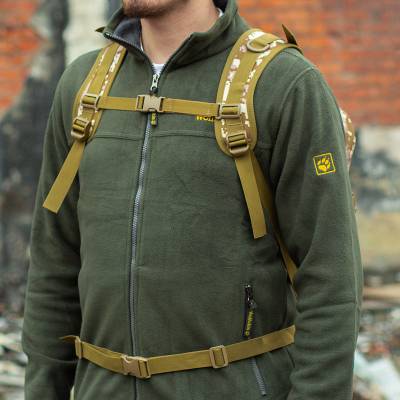 Рюкзак штурмовой MOLLE 50х35х25 45 л камуфлированный цифра песочная (3306210) - HAKKI.RU
