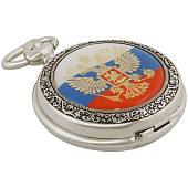 Часы карманные ПОЛЕТ ( POLJOT ) кварцевые мужские с символикой ФСБ России 2035/905.1.001 (4104004) - ВОЕНТОРГ ТЫЛОВИК