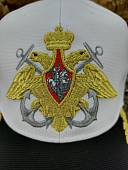 Бейсболка с символикой ВМФ ( Военно-морской флот ) РФ вышитая черно-белая (1401054) - ВОЕНТОРГ ТЫЛОВИК