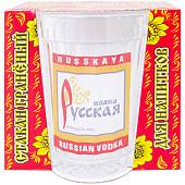 Стакан граненый прикольный Русская водка (4609011) - ВОЕНТОРГ ТЫЛОВИК