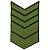 Знак - годичка ( нашивка шеврон ) нарукавный за выслугу лет ( по годам службы ) 13 лет полевой вышитый (2508088) - HAKKI