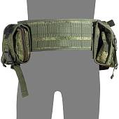Пояс ( ремень ) Азимут ( Azimut ) тактический с подсумками ПТ-2+ с системой MOLLE камуфлированный цифра зеленая (3213976) - ВОЕНТОРГ ТЫЛОВИК