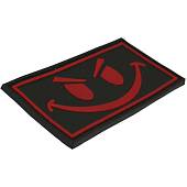 Нашивка ( шеврон патч patch ) тактическая Smile 2 3D PVC ( пластизоль ) на липучке 7х3,5 красная (2504074) - ВОЕНТОРГ ТЫЛОВИК