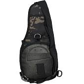 Сумка-органайзер TAC через плечо тактическая MOLLE камуфлированная camo-multi черная (3310963) - ВОЕНТОРГ ТЫЛОВИК