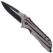 Нож складной BENCHMADE полуавтоматический с клипсой серебристый (3913038) - ВОЕНТОРГ ТЫЛОВИК