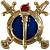 Эмблема ( знак ) петличная ( петлица ) Следственные органы ( Юстиция ) Полиция ОВД МВД России золотистая (2102030) - HAKKI