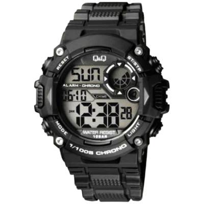 Часы наручные Q&Q M146J001Y черные (4106040) - HAKKI.RU