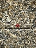 Знак фрачный КОМАНДИР ПОДВОДНОЙ ЛОДКИ на пимсе серебристый (2302202) - ВОЕНТОРГ ТЫЛОВИК