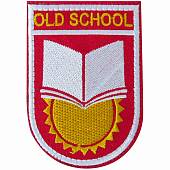 Нашивка ( шеврон патч patch ) тактическая OLD SCHOOL вышитая на липучке 6,7х9,5 красная (2509215) - ВОЕНТОРГ ТЫЛОВИК