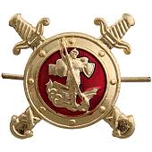 Эмблема ( знак ) петличная ( петлица ) Полиции ОВД МВД России золотистая (2102102) - ВОЕНТОРГ ТЫЛОВИК
