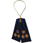 Вымпел мини в авто с вышивкой Полковник ФСБ России (4501087) - ВОЕНТОРГ ТЫЛОВИК