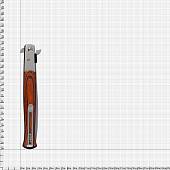 Нож складной TAC-FORCE полуавтоматический Big Boy Stiletto с клипсой коричневый (3913041) - ВОЕНТОРГ ТЫЛОВИК