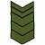 Знак - годичка ( нашивка шеврон ) нарукавный за выслугу лет ( по годам службы ) 17 лет полевой вышитый (2508092) - HAKKI