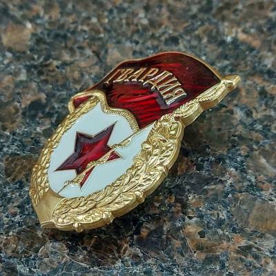 Знак отличия нагрудный ГВАРДИЯ закрутка (2301572) - HAKKI.RU